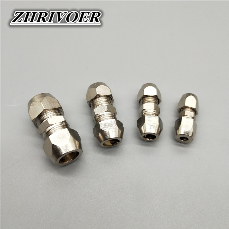 Compression Fitting Brass - การบีบอัด Ferrule ท่อ4 6 8 10