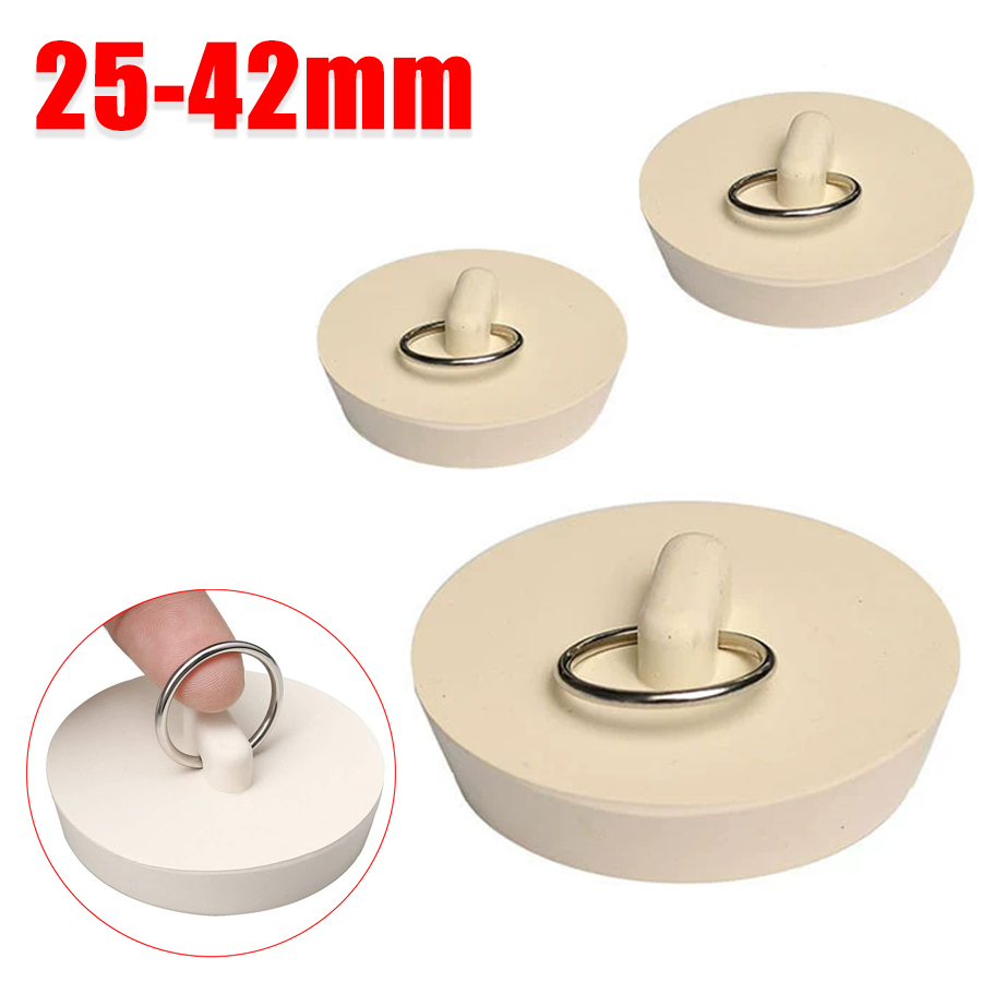 Drain Pipe Clip - 1pcs ยางรอบอ่าง 25-42 มม.ท่อระบายน้ํายางอ่างล้างจานปลั๊กดึงแหวนสําหรับอ่างอาบน้ําซักรีดอ่างล้างจาน