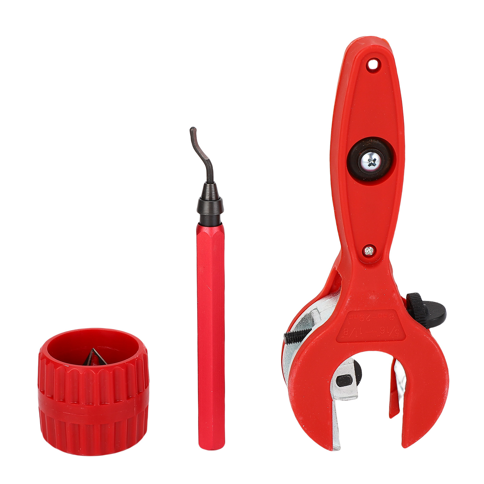 Pipe Cutter Ratchet - เครื่องตัดท่อชุด 8-29 มม.ช่วงตัดประหยัดแรงงาน Ratcheting เครื่องตัดท่อขัดเครื่องมือและท่อ Reamer