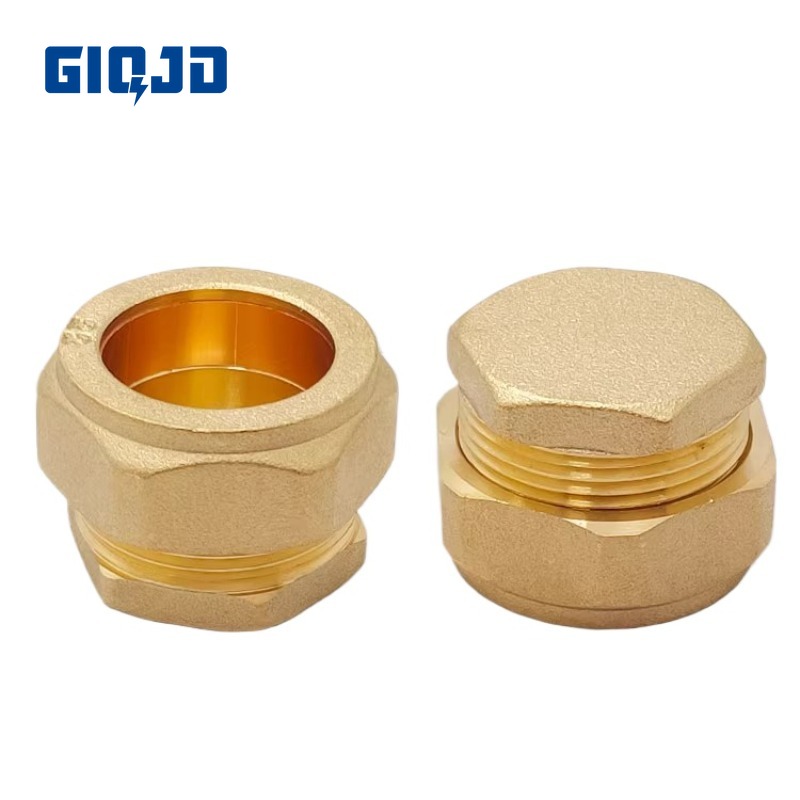 Compression Fitting Brass - ข้อต่อทองเหลืองแบบเสียบ ขนาด 15 16 22 25