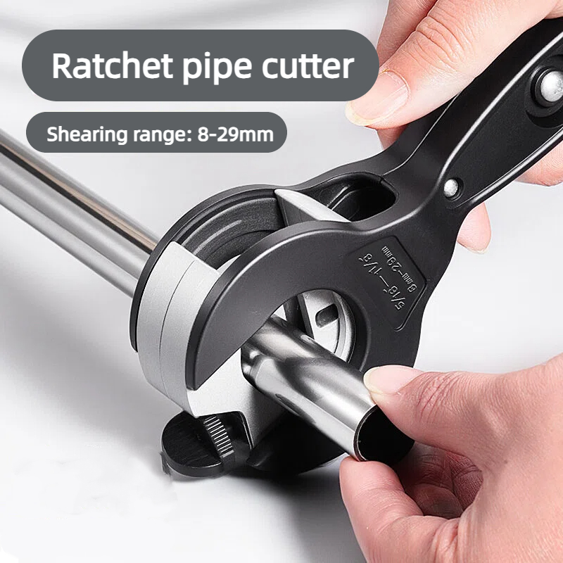 Pipe Cutter Ratchet - เครื่องตัดท่อแบบแร็ทเช็ต 1 ชิ้น สำหรับตัดโลหะ สแตนเลส ทองแดง