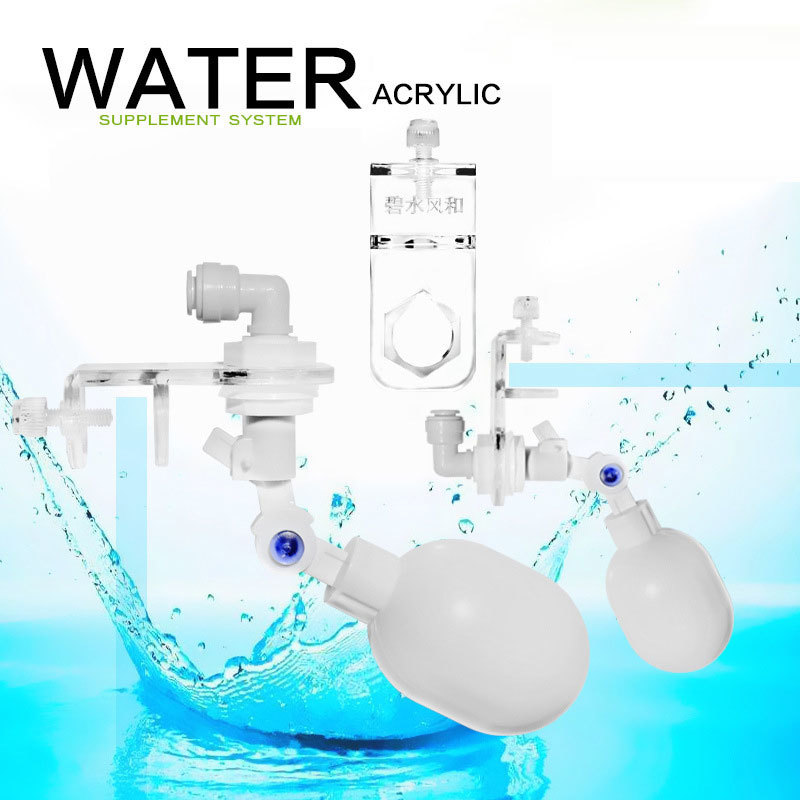 Float Ball Valve - Aquarium อัตโนมัติเพิ่มน้ำอะคริลิค SupplementFish อุปกรณ์เสริมถัง Replenisher Controller