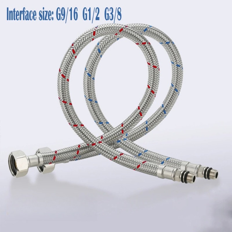 ท่อประปาแบบยืดหยุ่น 2 ชิ้น ขนา - Flexible Hose Braided บทวิจารณ์และราคา