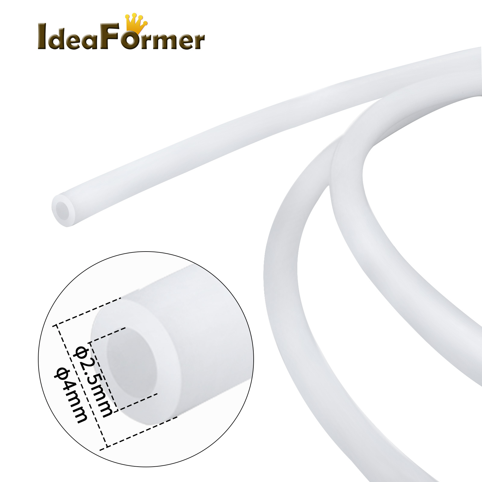 ท่อ PTFE ขนาด 2.5 มม. OD 4 มม. - Ptfe Tape Thread บทวิจารณ์และราคา