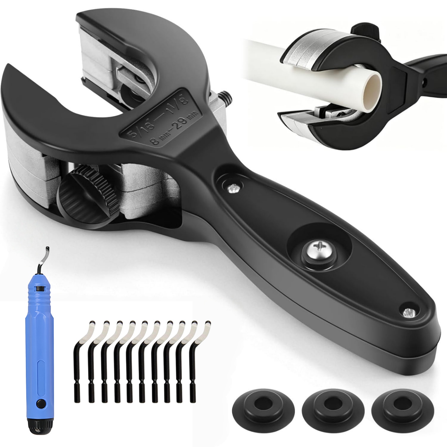 ชุดเครื่องตัดท่อแบบมีด้ามจับพร - Pipe Cutter Ratchet บทวิจารณ์และราคา