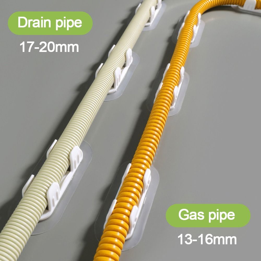 5pcs พลาสติกท่อ CLAMP Hooks สา - Drain Pipe Clip บทวิจารณ์และราคา