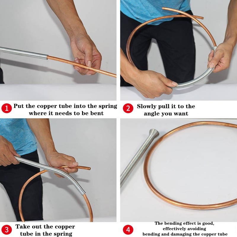5 ชิ้น/เซ็ตเครื่องปรับอากาศทอง - Pipe Bending Spring บทวิจารณ์และราคา