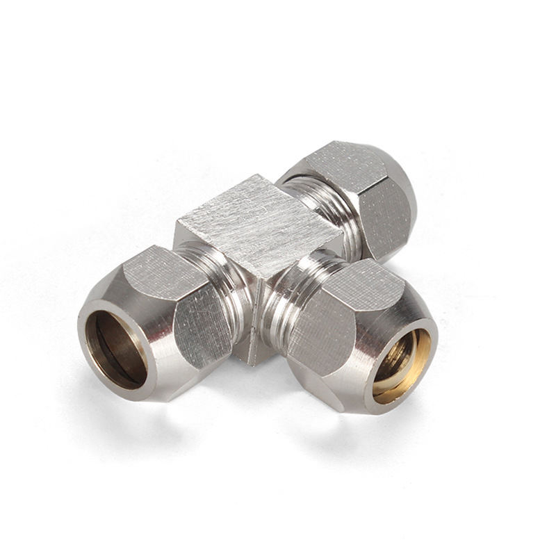 1PCS Pneumatic อุปกรณ์ทองเหลือ - Compression Fitting Brass บทวิจารณ์และราคา