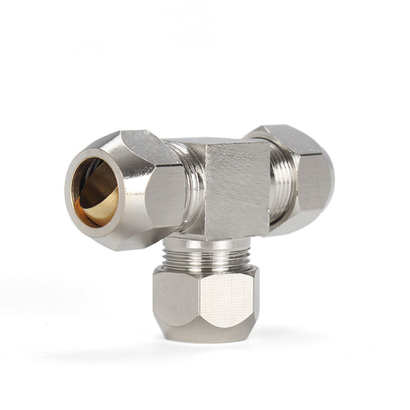 1PCS Pneumatic อุปกรณ์ทองเหลือ - Compression Fitting Brass บทวิจารณ์และราคา