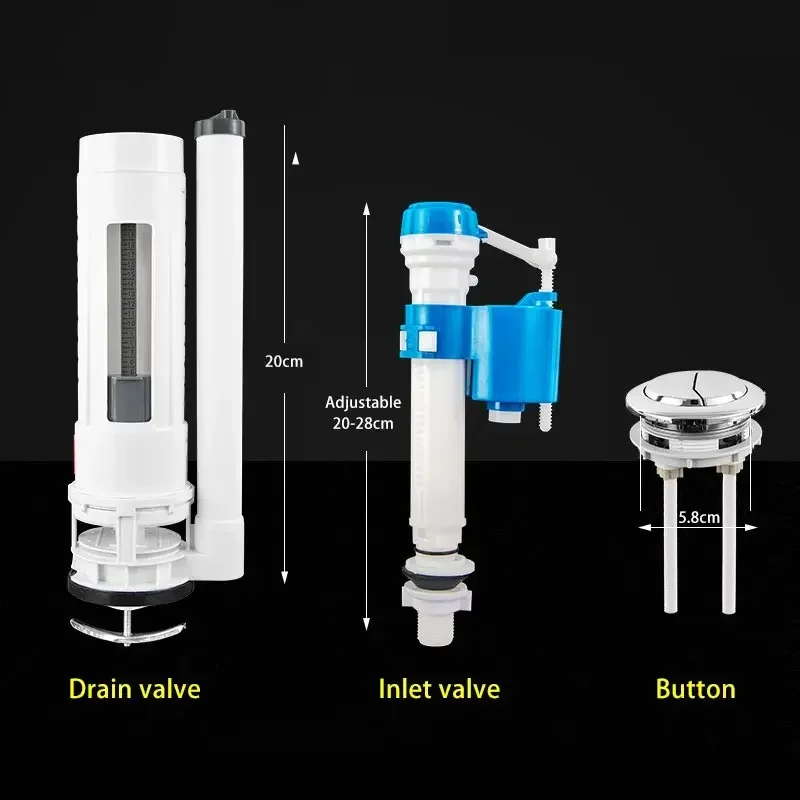 วาล์วเติมน้ำถังชักโครกแบบปรับไ - Toilet Fill Valve บทวิจารณ์และราคา