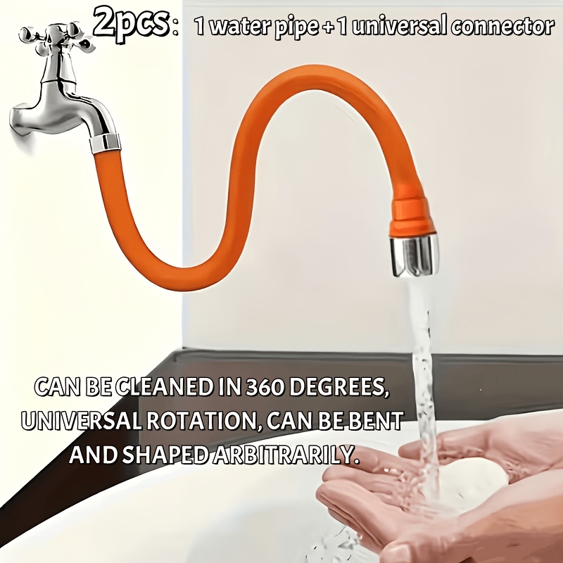 ชุดต่อก๊อกน้ำแบบพับได้ 2-in-1  - Flexible Hose Braided บทวิจารณ์และราคา