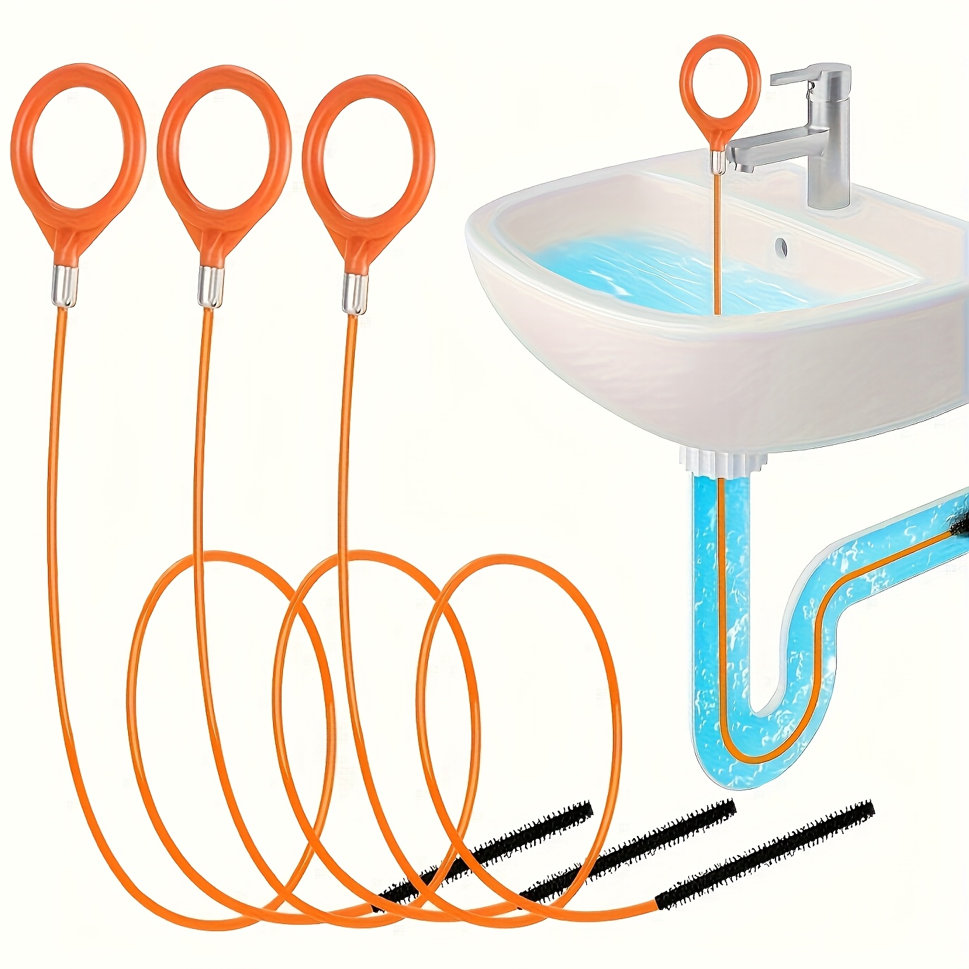 เครื่องมือกำจัดสิ่งอุดตันในอ่า - Drain Snake Flexible บทวิจารณ์และราคา