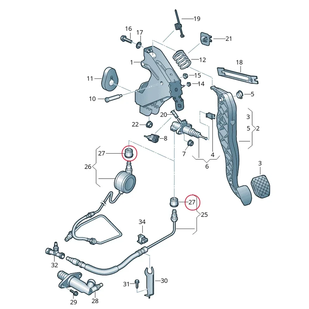 สําหรับ Fiat Ulysse Peugeot 80 - Plastic Pipe Clip บทวิจารณ์และราคา