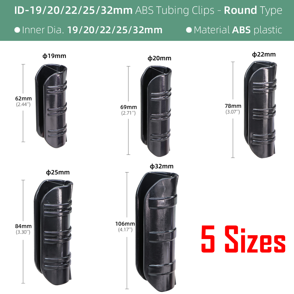 30PCS 19/20/22/25/32มม.สวนอาคา - Plastic Pipe Clip บทวิจารณ์และราคา