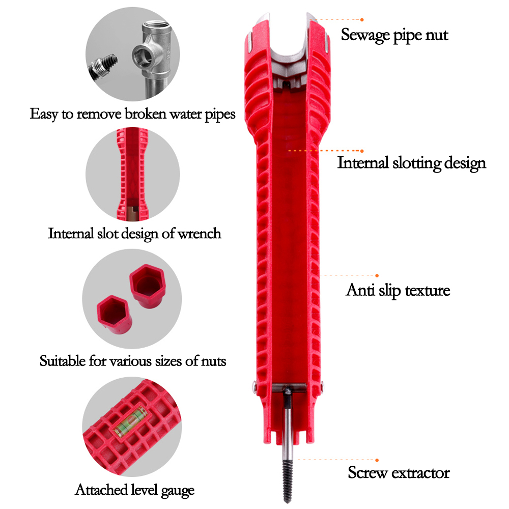 ประแจอ่างล้างจานสีแดงสามหัว 8- - Pipe Freeze Spray บทวิจารณ์และราคา