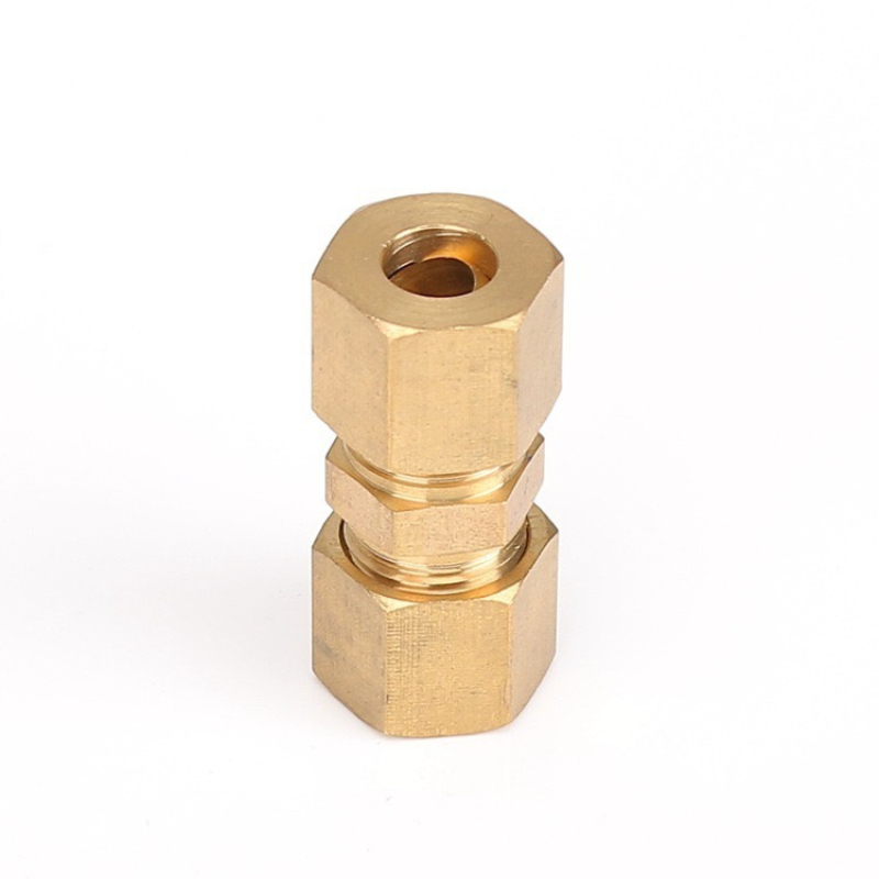 ข้อต่อท่อทองเหลืองแบบบีบอัด ขน - Compression Fitting Brass บทวิจารณ์และราคา