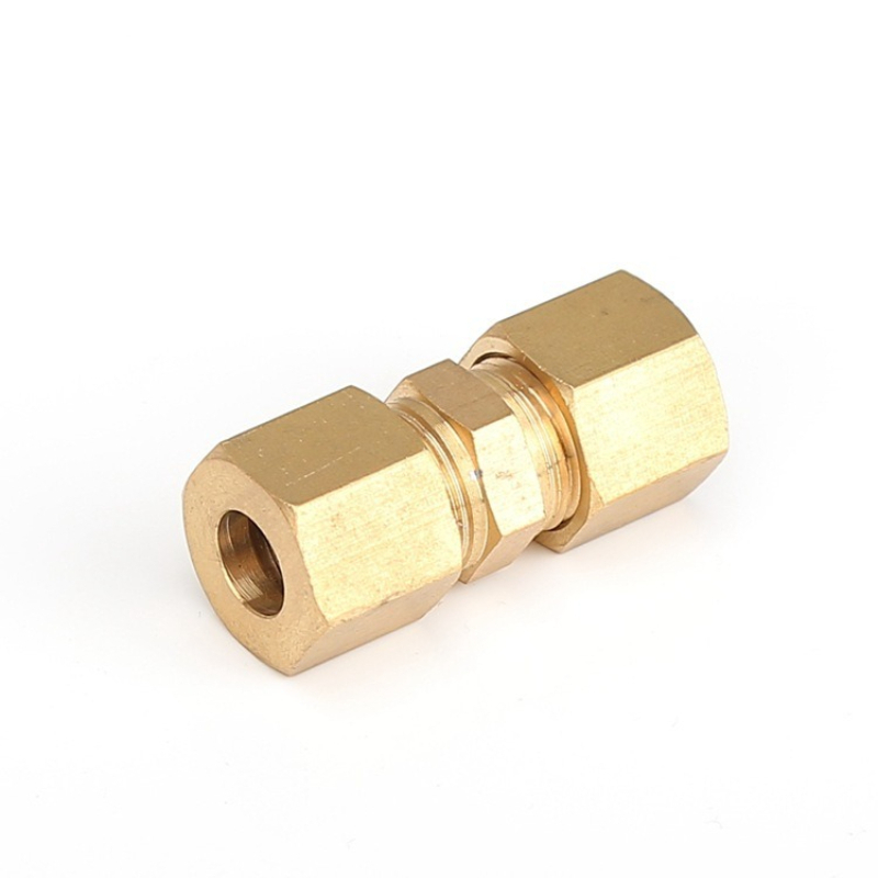 ข้อต่อท่อทองเหลืองแบบบีบอัด ขน - Compression Fitting Brass บทวิจารณ์และราคา